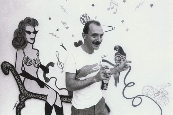 O grafite pioneiro de Alex Vallauri no MAM - Tribuna do Norte